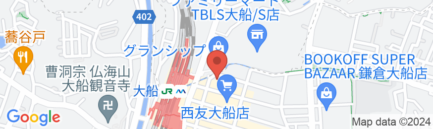 相鉄フレッサイン 鎌倉大船駅笠間口の地図