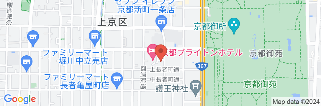 京都ブライトンホテルの地図