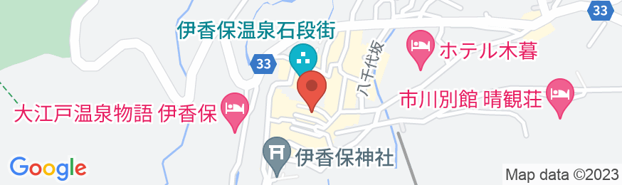 伊香保温泉 石坂旅館の地図