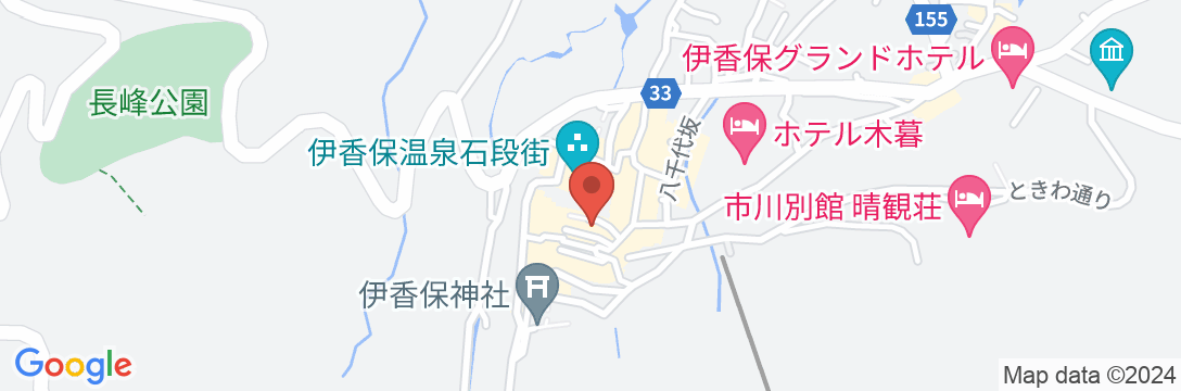 伊香保温泉 石坂旅館の地図