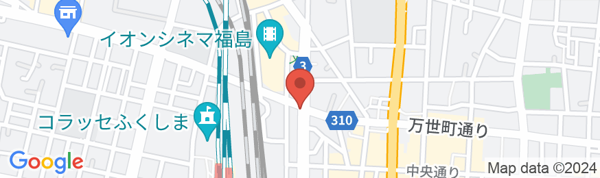 東横INN福島駅東口2の地図