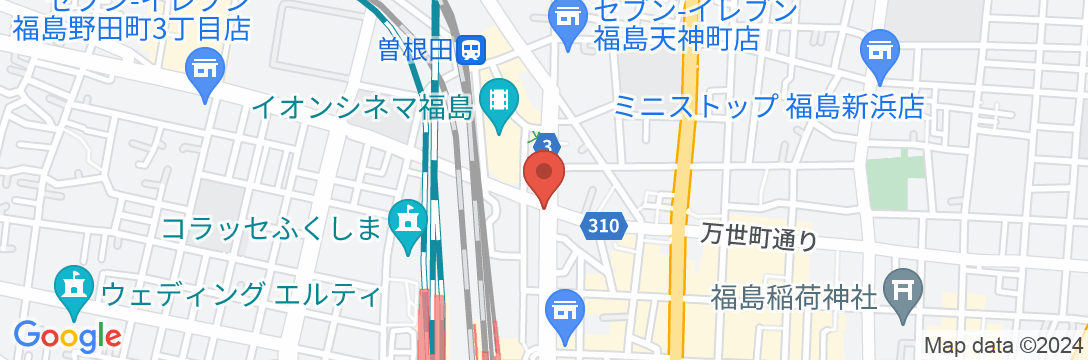東横INN福島駅東口2の地図