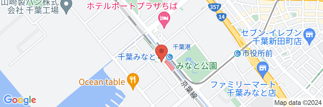 東横INN千葉みなと駅前の地図