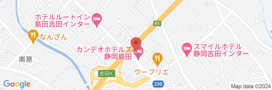 CANDEO HOTELS(カンデオホテルズ)静岡島田の地図