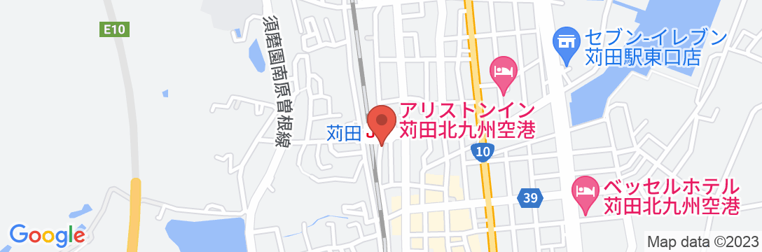 ホテルルートイン苅田駅前の地図