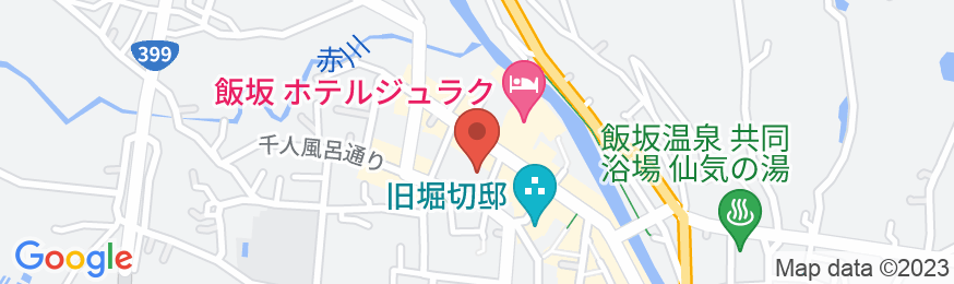 飯坂温泉 青葉旅館の地図