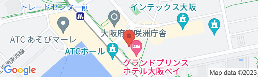 グランドプリンスホテル大阪ベイの地図