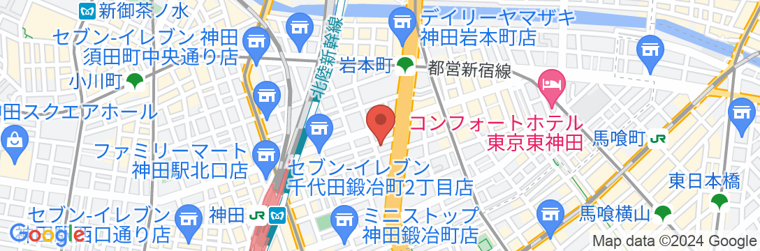 コンフォートホテル東京神田の地図