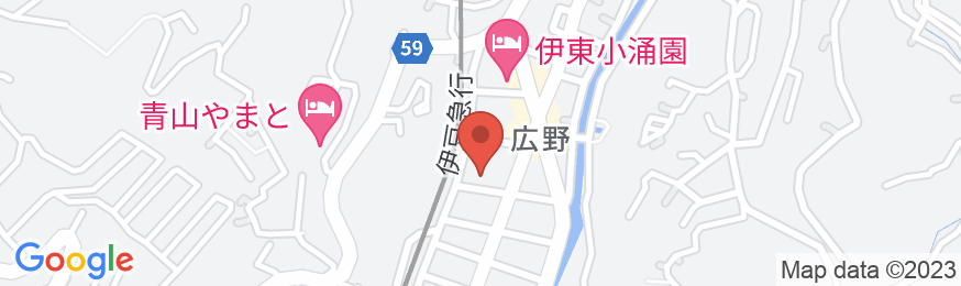 伊東温泉 鈴伝荘の地図