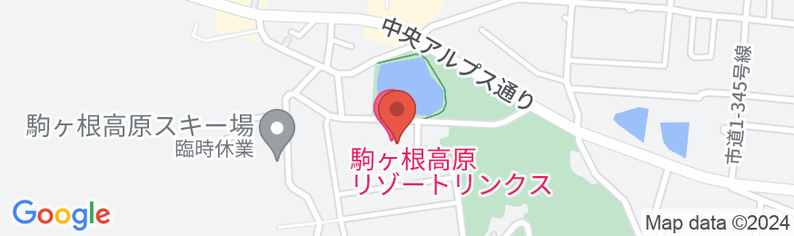 早太郎温泉 駒ヶ根高原リゾートリンクスの地図