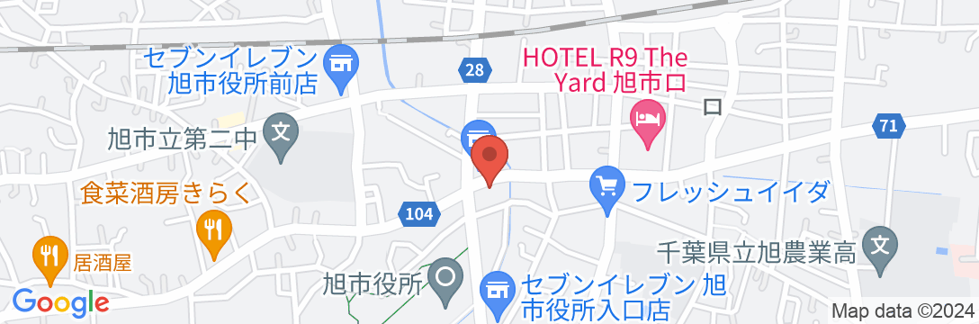 郷金旅館の地図