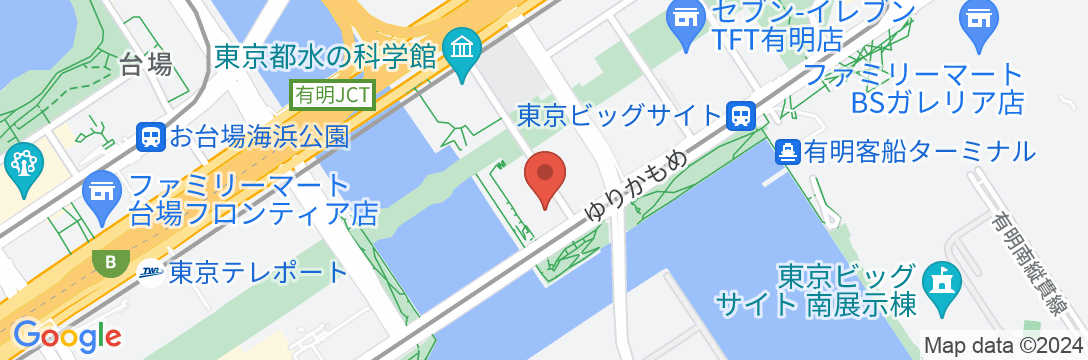 ホテルトラスティ東京ベイサイドの地図