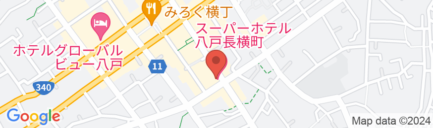 スーパーホテル八戸長横町の地図