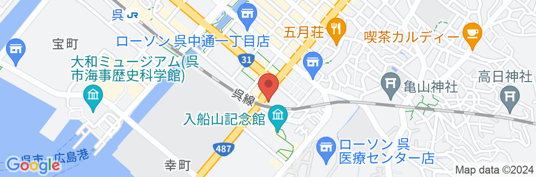 ビジネスホテル 三島の地図