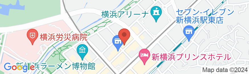 ダイワロイネットホテル新横浜の地図