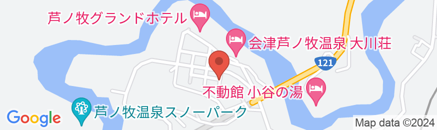 会津芦ノ牧温泉 芦ノ牧プリンスホテルの地図