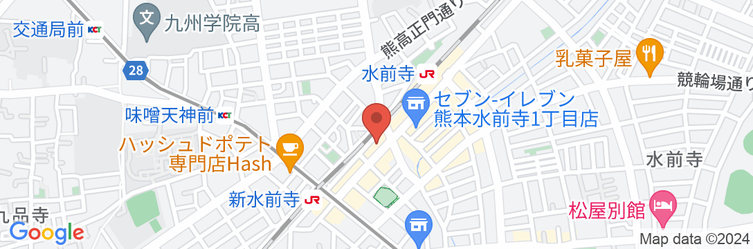 スマイルホテル熊本水前寺の地図