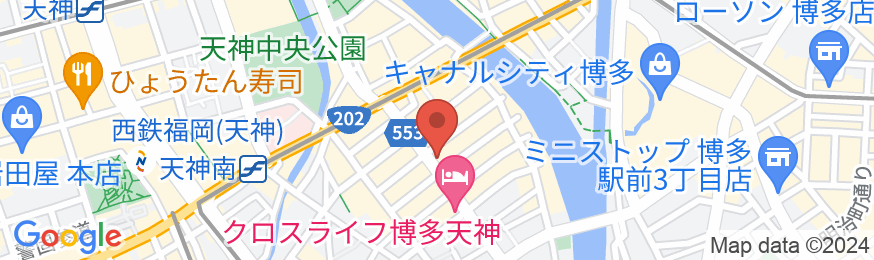 ホテルマイステイズ福岡天神南の地図