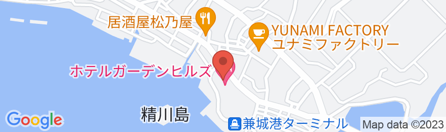 ホテル ガーデンヒルズ <久米島>の地図