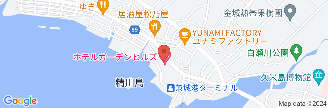 ホテル ガーデンヒルズ <久米島>の地図