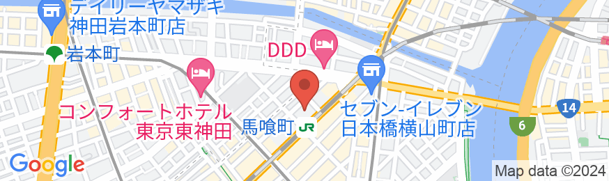 コンフォートホテル東京東日本橋の地図