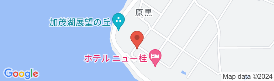 椎崎温泉 夕日と湖の宿 あおきや <佐渡島>の地図