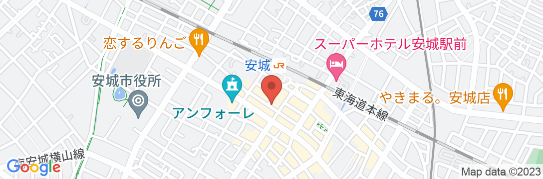 ふじや旅館<愛知県>の地図