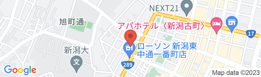 アパホテル〈新潟東中通〉の地図
