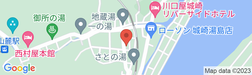城崎温泉 心の宿 三國屋の地図