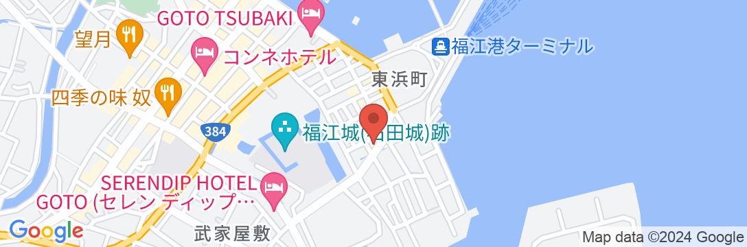 民宿かんこう <五島・福江島>の地図