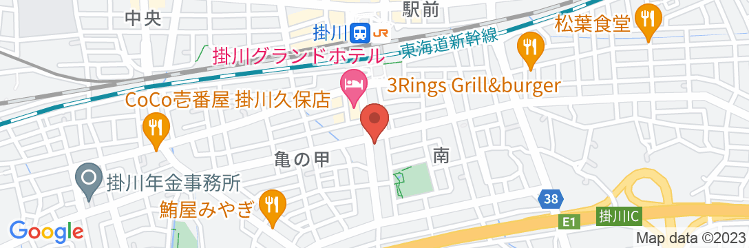 ホテル掛川ヒルズ(BBHホテルグループ)の地図