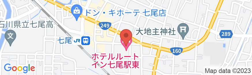 ホテルルートイン七尾駅東の地図