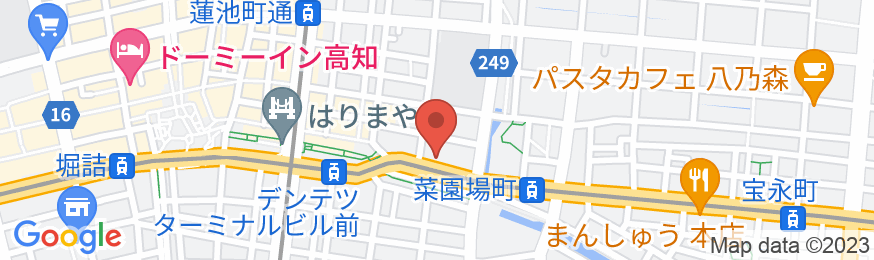 高知ターミナルホテルの地図