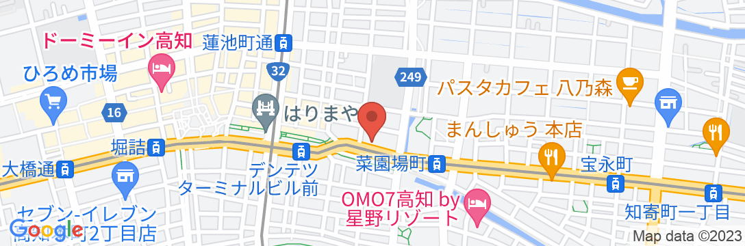 高知ターミナルホテルの地図