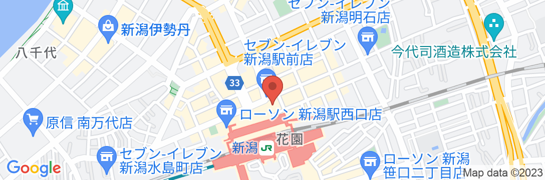東横INN新潟駅前の地図