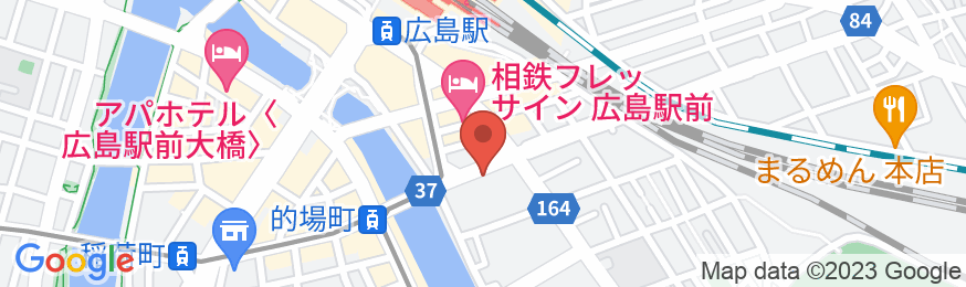 アークホテル広島駅南 -ルートインホテルズ-の地図