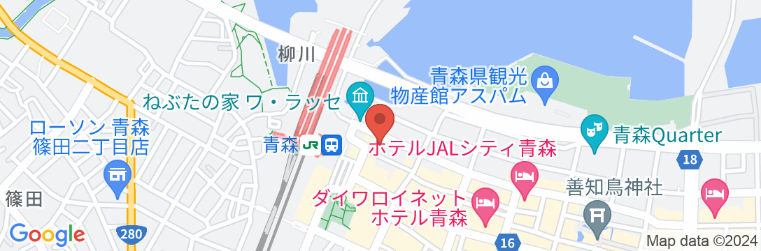 東横INN青森駅前の地図