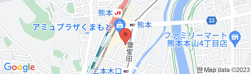 東横INN熊本駅前の地図