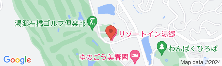 湯郷温泉 リゾートイン湯郷の地図