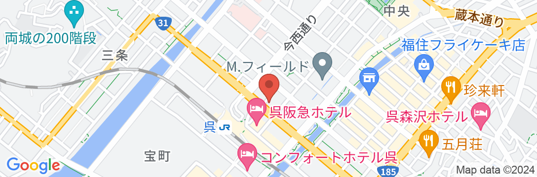 ビジネスホテルごとう@NETの地図