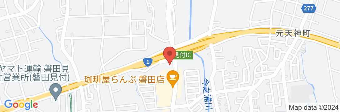 ホテルルートイン磐田インターの地図