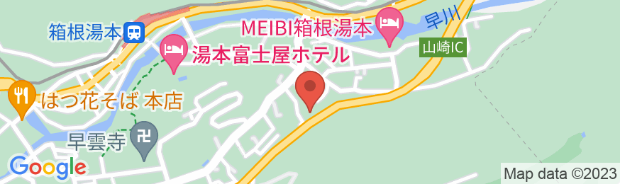 箱根湯本ホテル明日香の地図