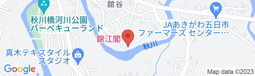 別荘旅館 錦江閣の地図
