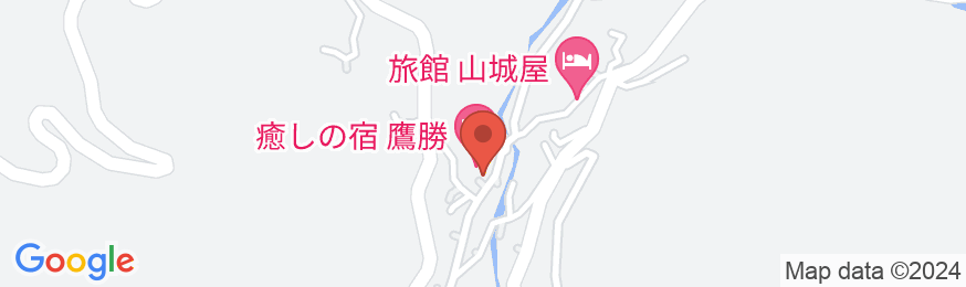ゆふいん 湯平温泉 山荘松屋の地図