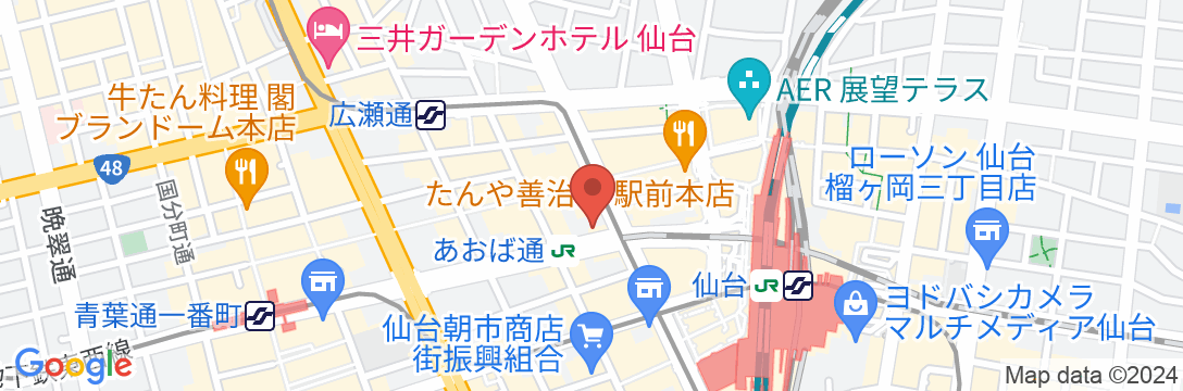 リッチモンドホテルプレミア仙台駅前の地図