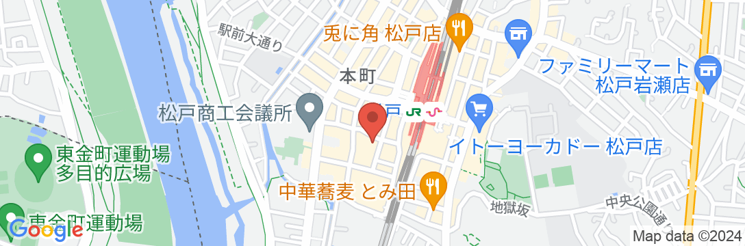 ホテルバリバリ 松戸の地図