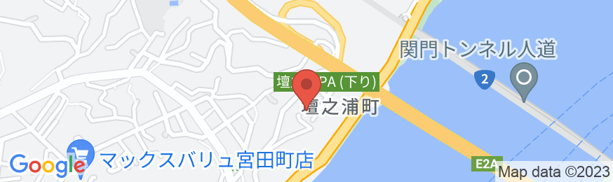 ファミリーロッジ旅籠屋・壇之浦PA店の地図