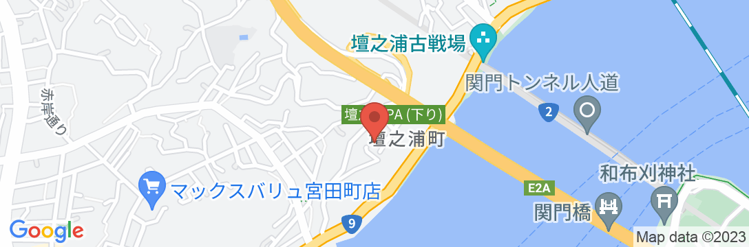 ファミリーロッジ旅籠屋・壇之浦PA店の地図