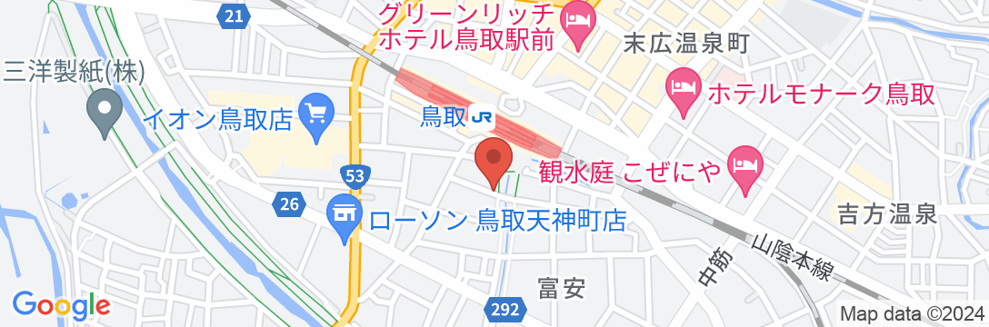スーパーホテル鳥取駅前の地図
