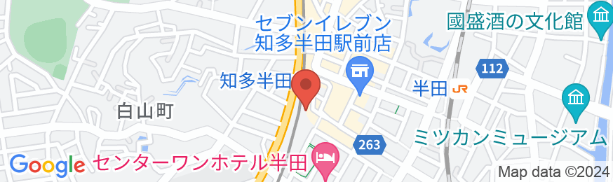名鉄イン知多半田駅前の地図